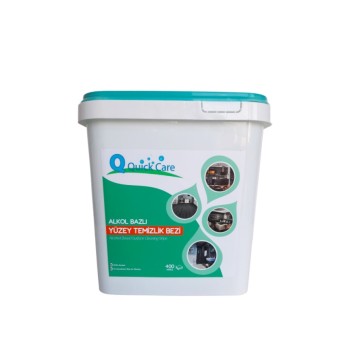 QUICKCARE   Dezenfektanlı Yüzey Temizlik Havlusu 400 Yaprak- Limon Kokulu