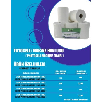 FOTOSELLİ HAVLU 21 CM 6'LI KOLİ