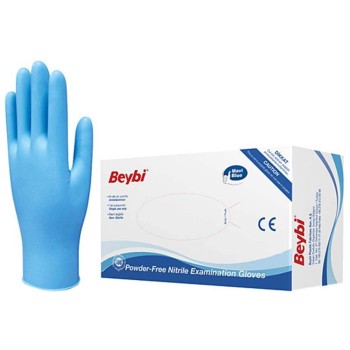 nitril eldiven mavi siyah s/m/l