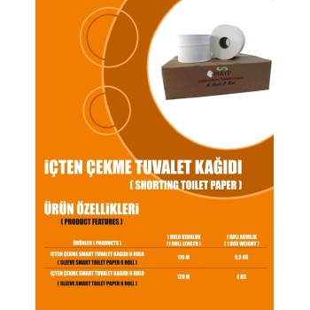 MAYP İÇTEN ÇEKMELİ WC KAĞIDI BÜYÜK 6'LI